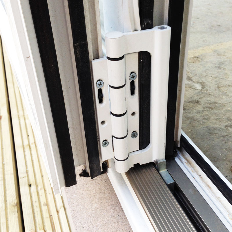 8ft White uPVC Bifold Folding Door Set Flying Doors